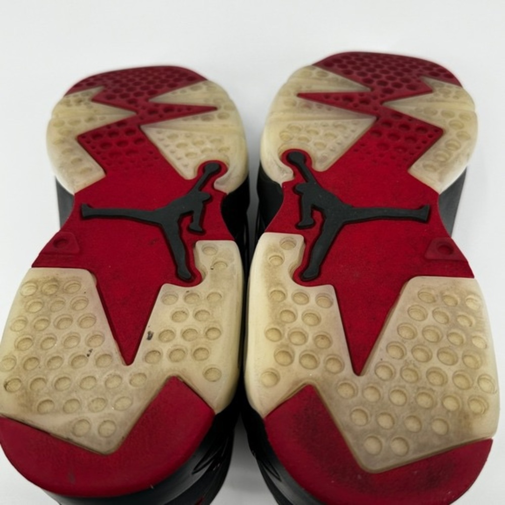Jordan Women's High-Top Sneakers in Black and Red - Picture 3 of 4